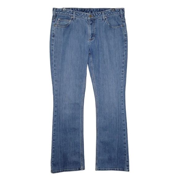 Carhartt Traditional Fit Medium Wash Denim Blue Jeans Size 12 - Picture 1 of 8
